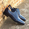 Cobalt Blue Goodyear Welted Medallion Oxford