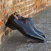 Black Goodyear Welted Saddle Oxford