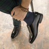 Black Goodyear Welted Wholecut Oxford