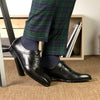 Black Goodyear Welted Saddle Oxford