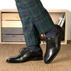 Black Goodyear Welted Saddle Oxford