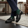 Black Leather Loafers