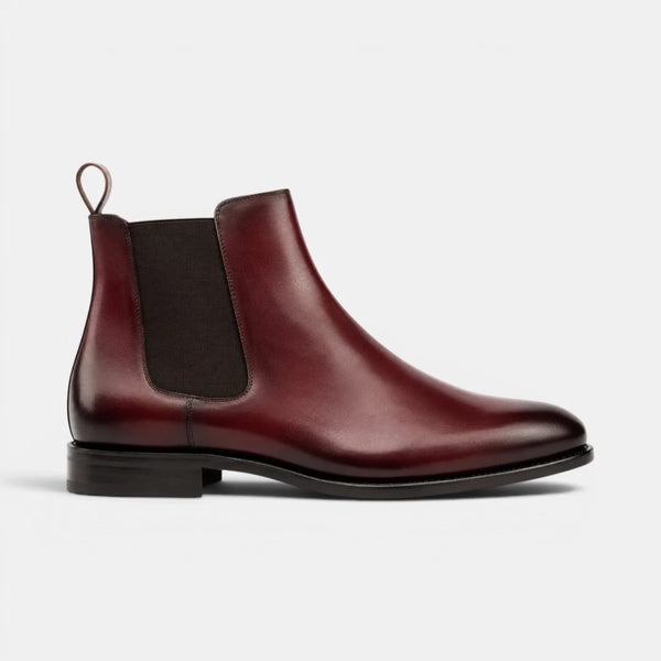 Burgundy Chelsea Boots