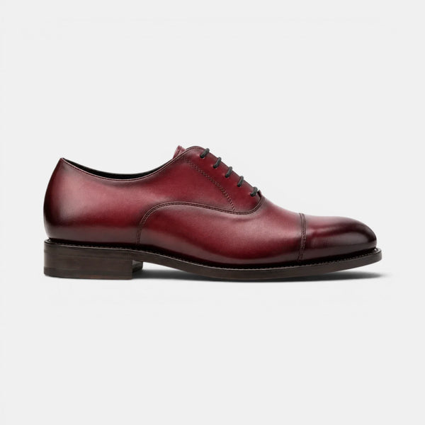 Burgundy Oxford Cap Toe