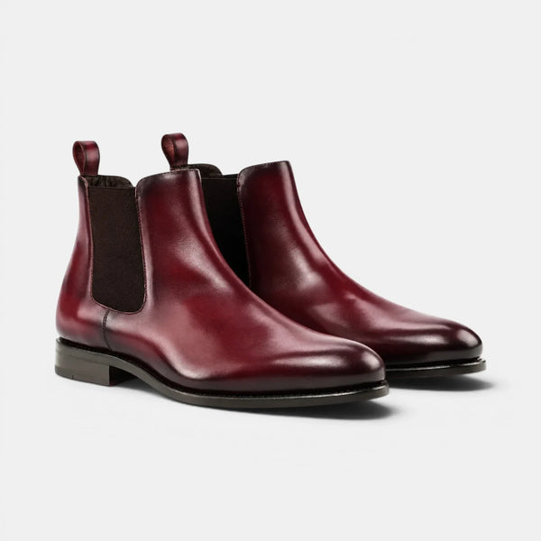 Burgundy Chelsea Boots