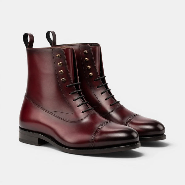 Burgundy Balmoral Boots