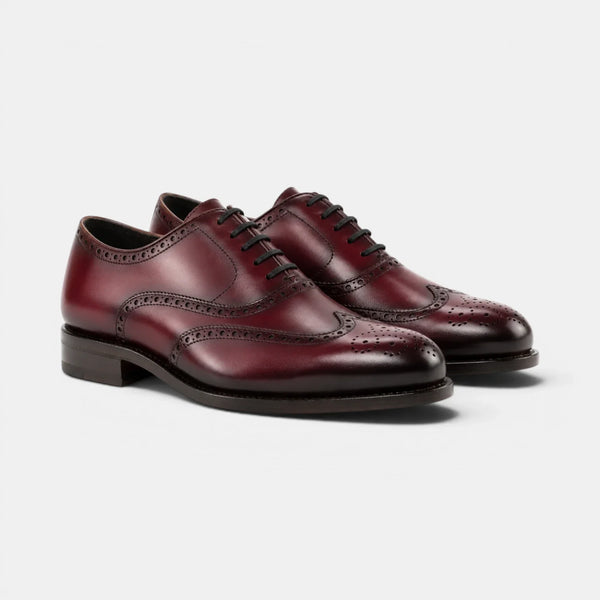 Burgundy Oxford – Full Brogue