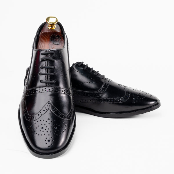 TREK BLACK Formal Shoes