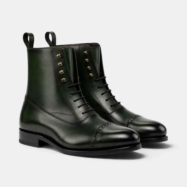 Forest Green Balmoral Boots