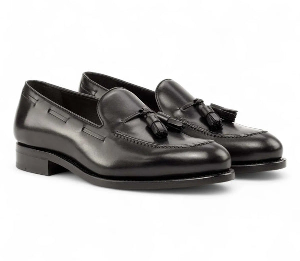 Black Leather Loafers