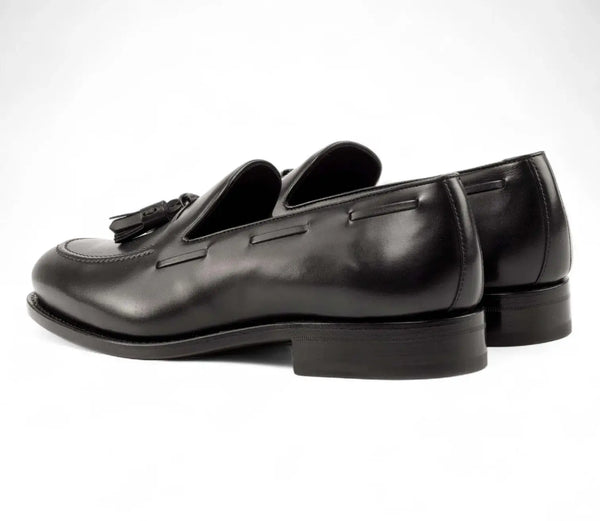 Black Leather Loafers
