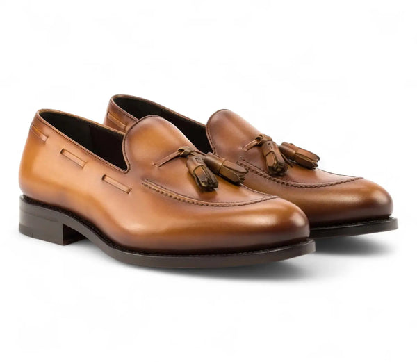Tan Leather Loafers