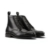 Black Military Brogue Boots