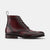 Burgundy Military Brogue Boots