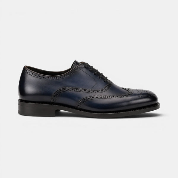Navy Blue Oxford – Full Brogue