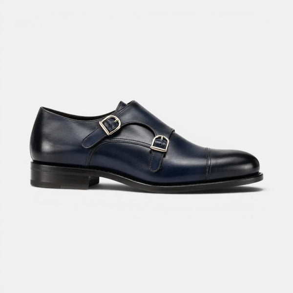 Navy Blue Double Monk