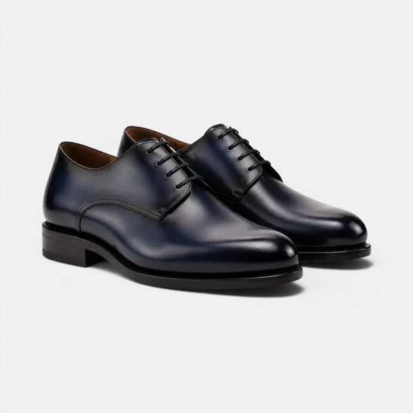 Navy Blue Plain Derby