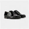 Patent Black Wholecut Oxford