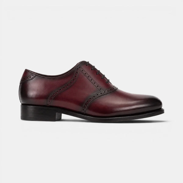 Burgundy Saddle Shoes