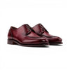 Burgundy Derby Split Toe Shoes