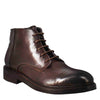 Medium diver men's amphibious boot in dark brown washed leather