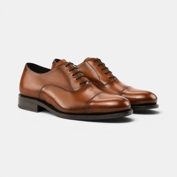 Cognac Oxford Cap Toe