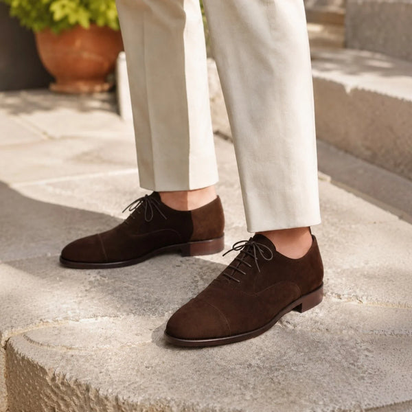 Brown Suede Oxford