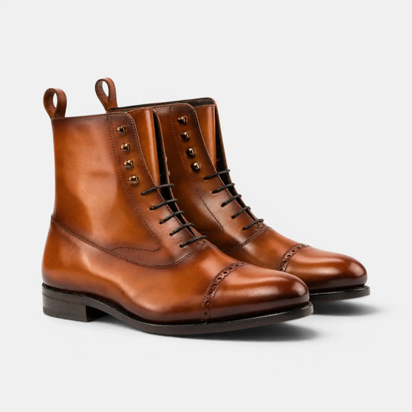 Cognac Balmoral Boots