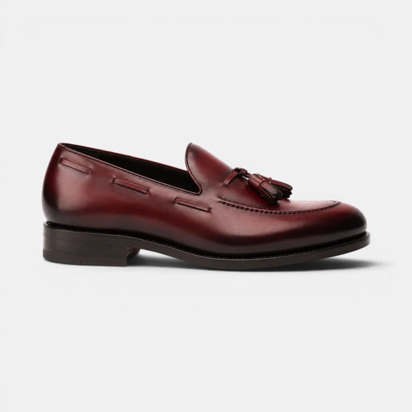 Burgundy Leather Loafers