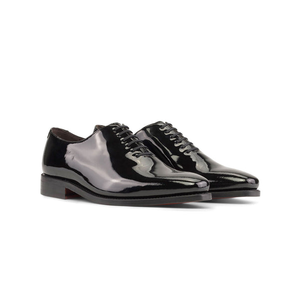 Black Goodyear Welted Wholecut Oxford
