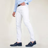 Men's moccasin in blue smooth leather with horsebit