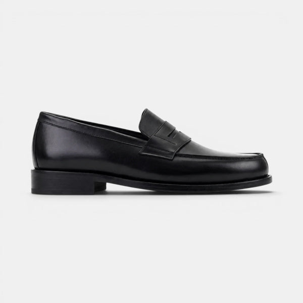 Black Penny Loafers