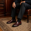 Burgundy Penny Loafers