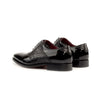 Black Goodyear Welted Saddle Oxford