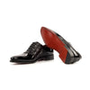 Black Goodyear Welted Saddle Oxford