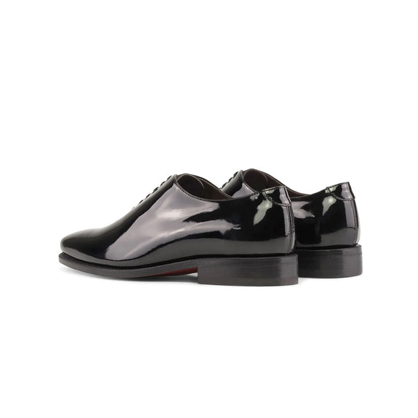 Black Goodyear Welted Wholecut Oxford