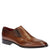 Light brown leather dress shoes for men