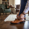 Tan Wholecut Oxford