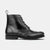 Black Military Brogue Boots