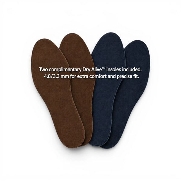 Navy Blue Longwing Blucher