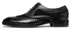Wingtip Brogue Oxford- Black Suede