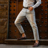 Men's dark brown leather moccasin with horsebit