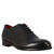 Men's elegant black wholecut leather oxford
